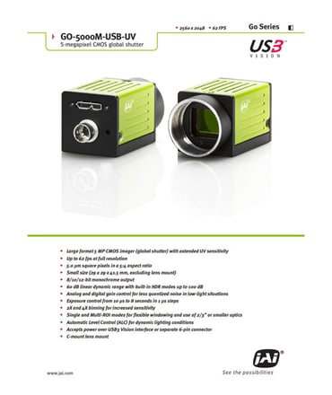 GO-5000M-USB-UV-Datasheet