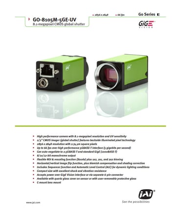 GO-8105M-5GE-UV-Datasheet